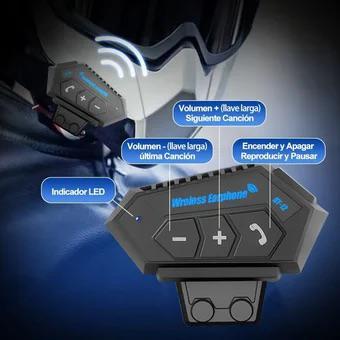 Intercomunicador Para Casco De Moto Auricular Bluetooth BT-12